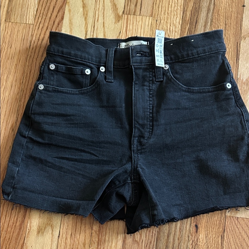 Madewell Black Jean Shorts for Women